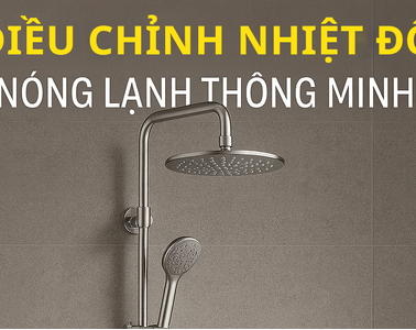 Sen cây tắm đứng Inax điều chỉnh nhiệt độ nóng lạnh thông minh