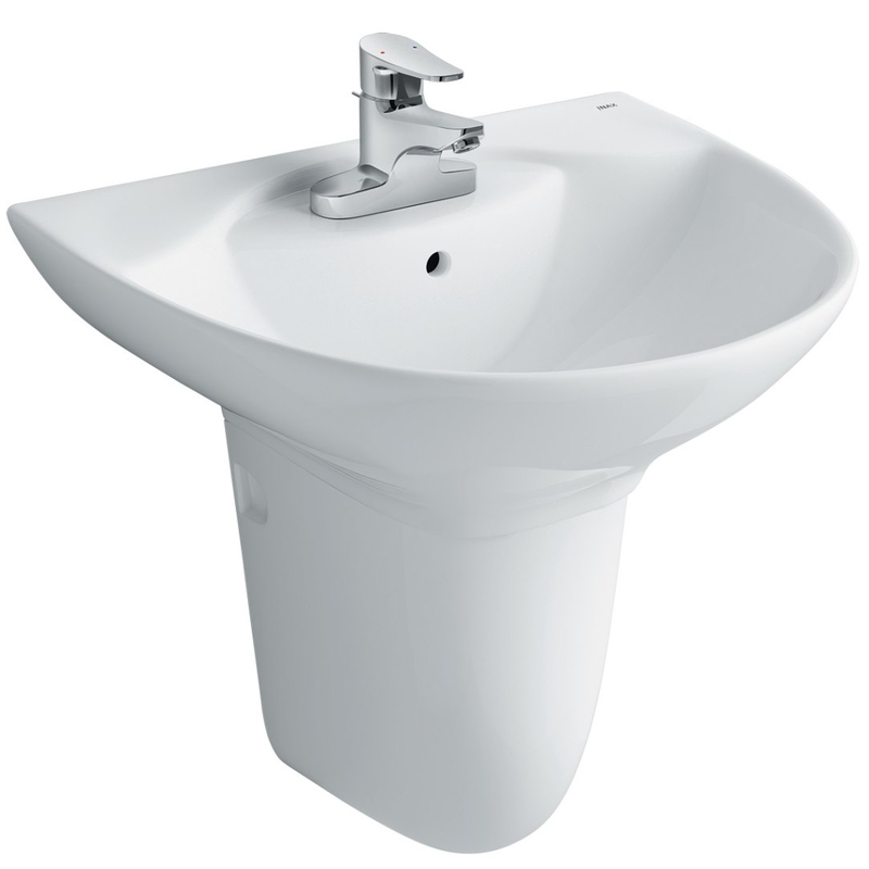 Chân ngắn chậu rửa lavabo inax L-288VC treo tường
