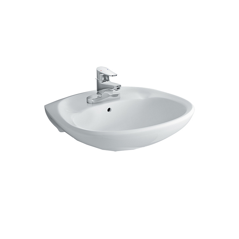 Chậu rửa lavabo inax L-284VFC treo tường