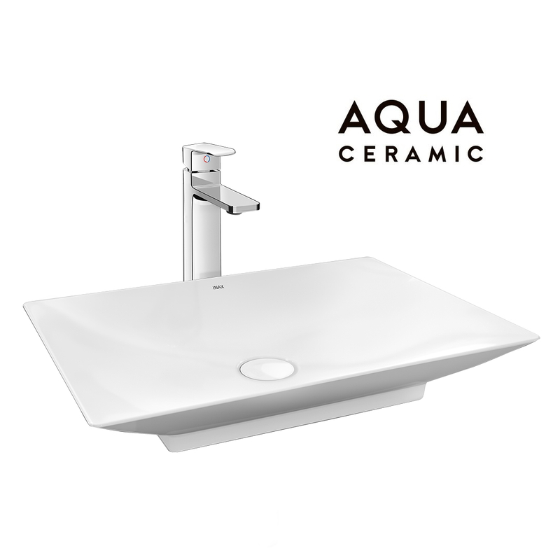 Chậu rửa lavabo đặt bàn Inax AL-S610V men Aqua Ceramic
