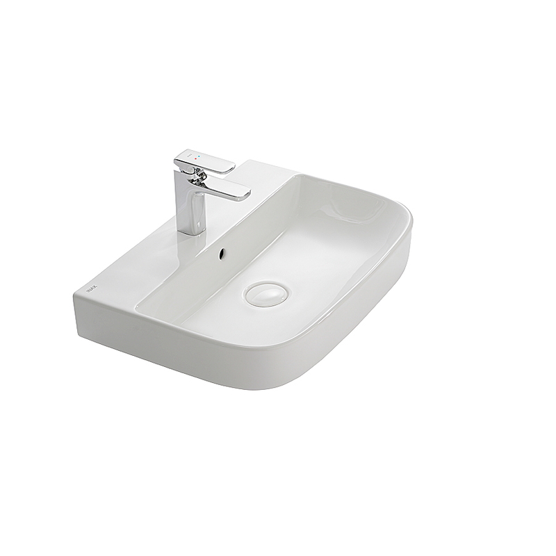 Chậu rửa mặt lavabo Inax AL-632VGC bán âm men Aqua Ceramic