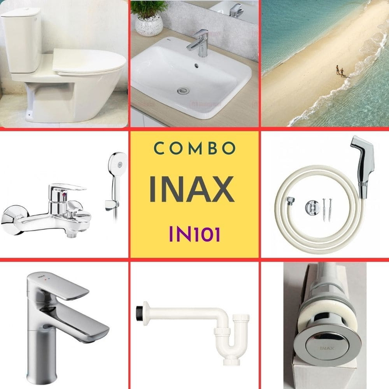 Combo thiết bị vệ sinh Inax IN101