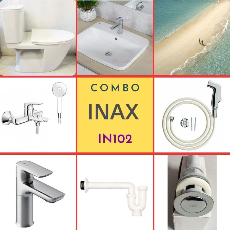 Combo thiết bị vệ sinh Inax IN102
