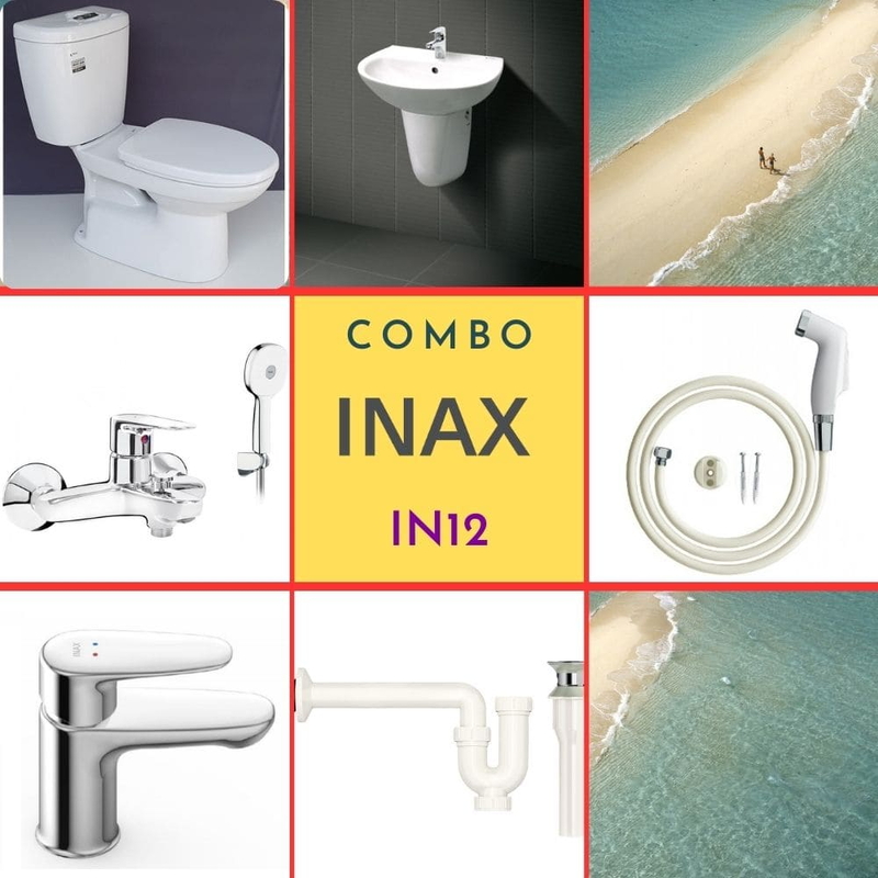 Combo thiết bị vệ sinh Inax IN12