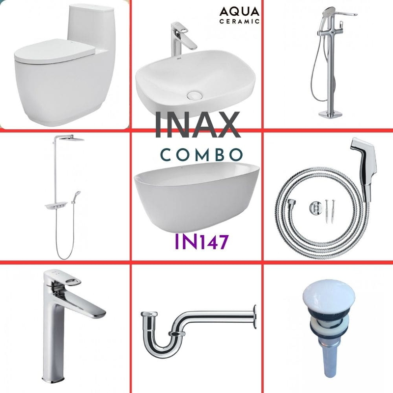 Combo thiết bị vệ sinh Inax IN147