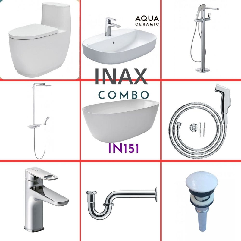Combo thiết bị vệ sinh Inax IN151