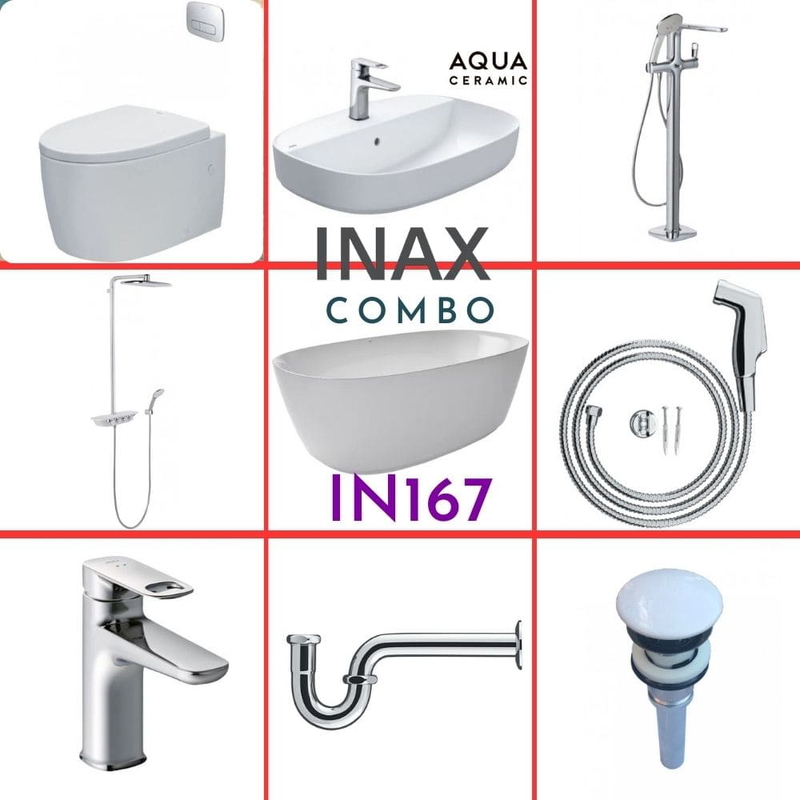 Combo thiết bị vệ sinh Inax IN167