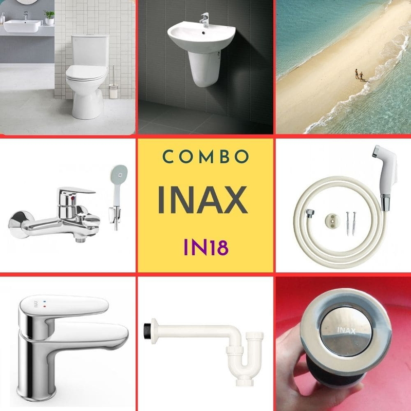 Combo thiết bị vệ sinh Inax IN18