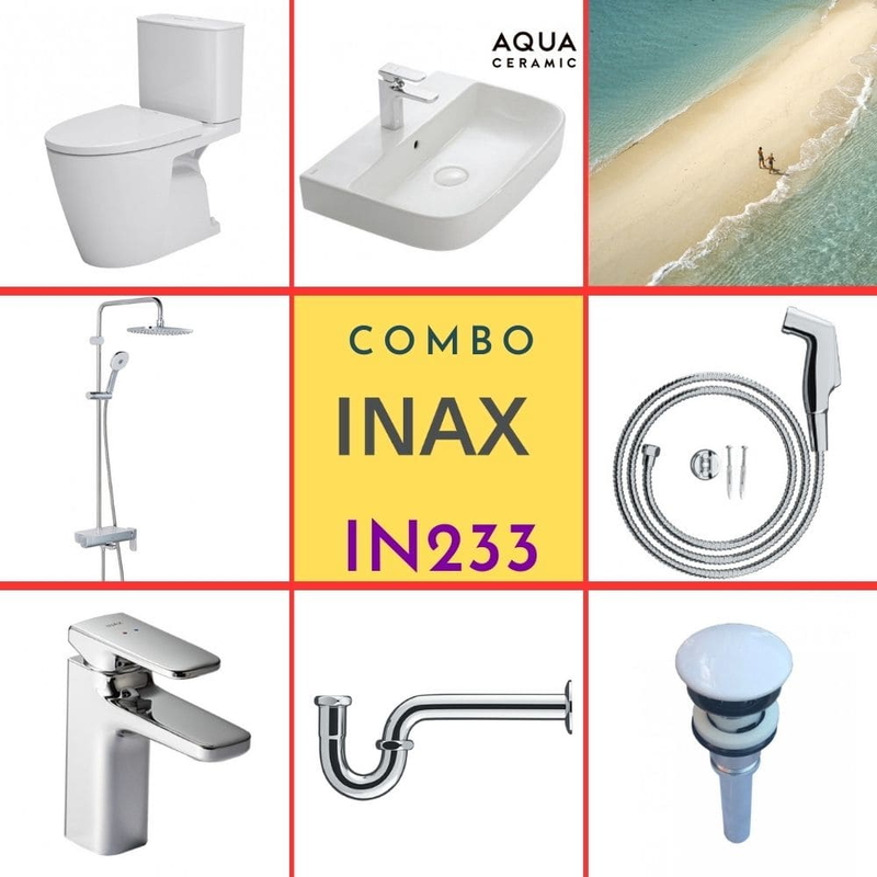 Combo thiết bị vệ sinh Inax IN233