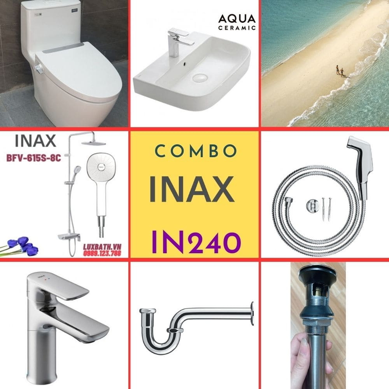 Combo thiết bị vệ sinh Inax IN240