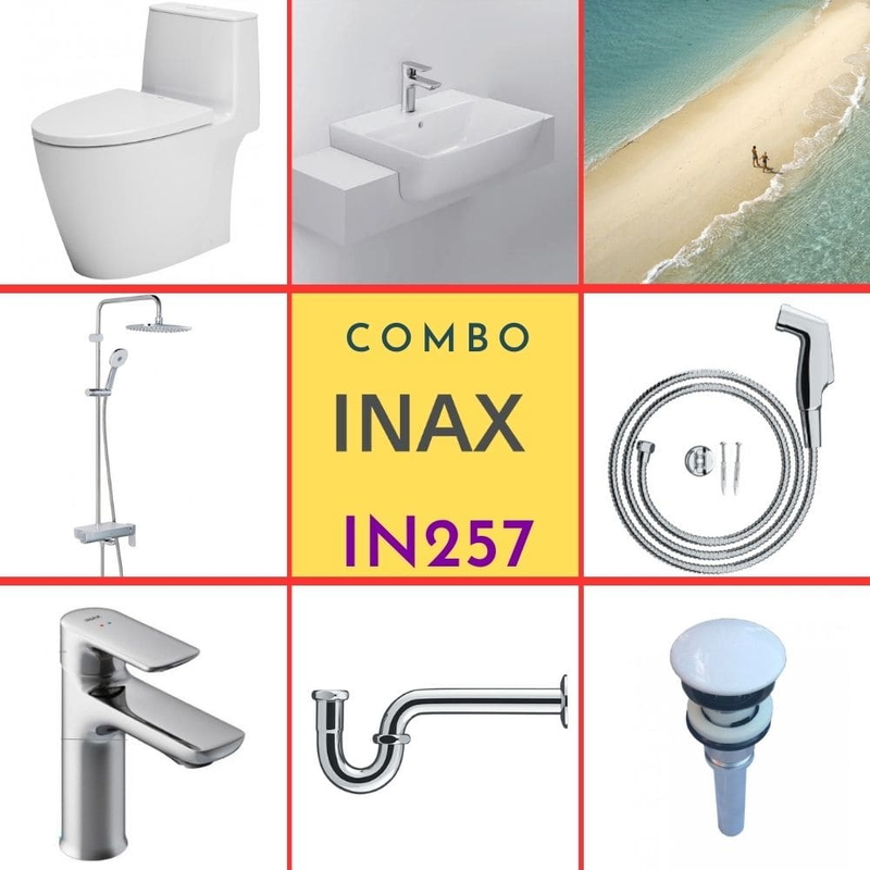 Combo thiết bị vệ sinh Inax IN257