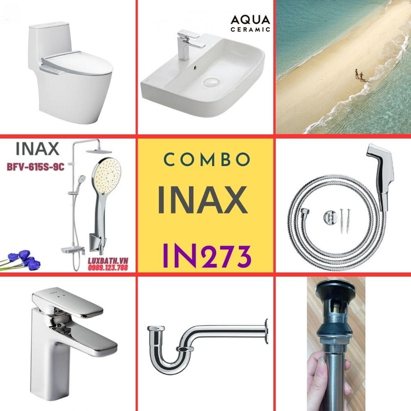 Combo thiết bị vệ sinh Inax IN273