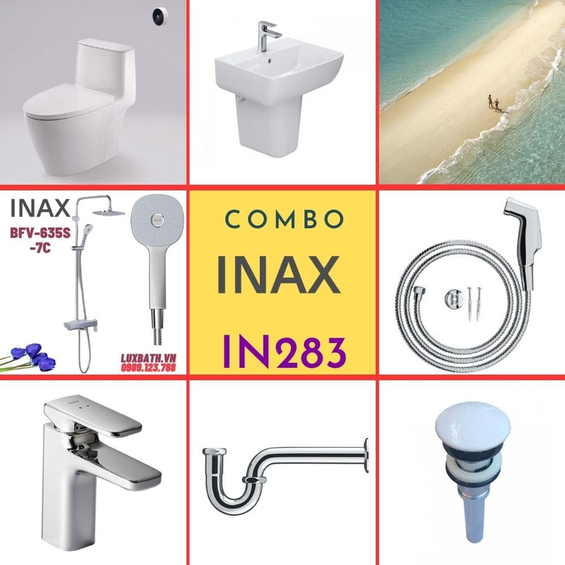 Combo thiết bị vệ sinh Inax IN283