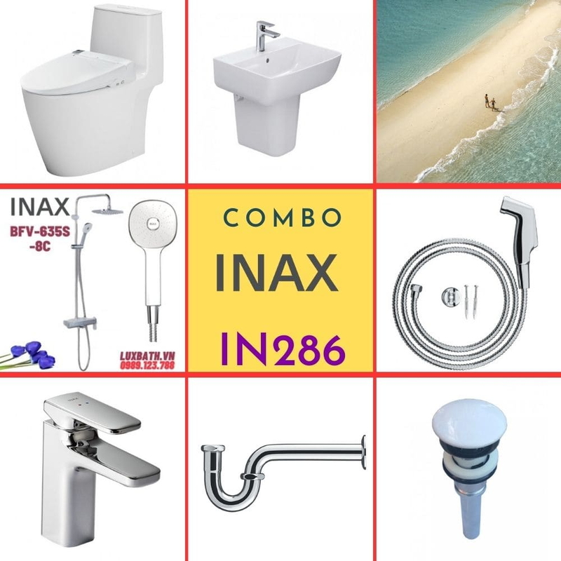 Combo thiết bị vệ sinh Inax IN286