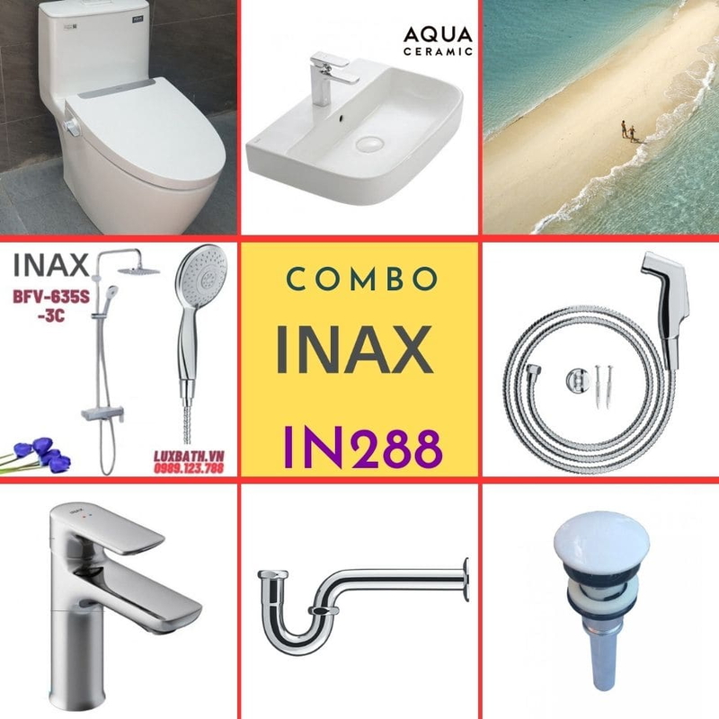 Combo thiết bị vệ sinh Inax IN288