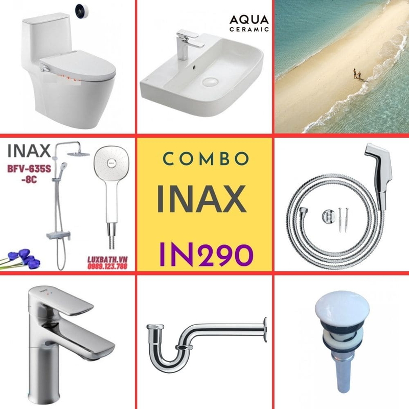 Combo thiết bị vệ sinh Inax IN290