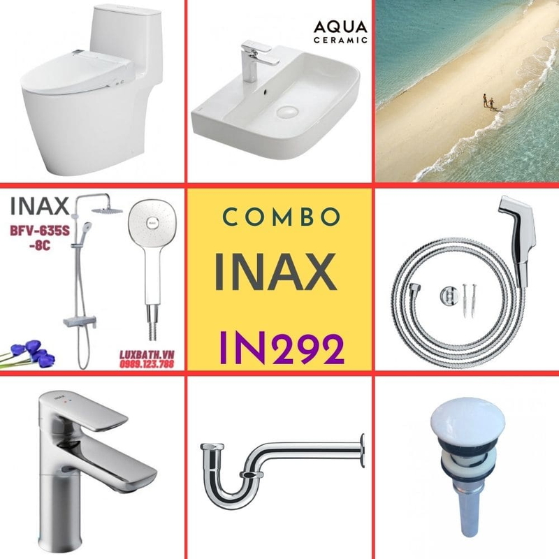 Combo thiết bị vệ sinh Inax IN292