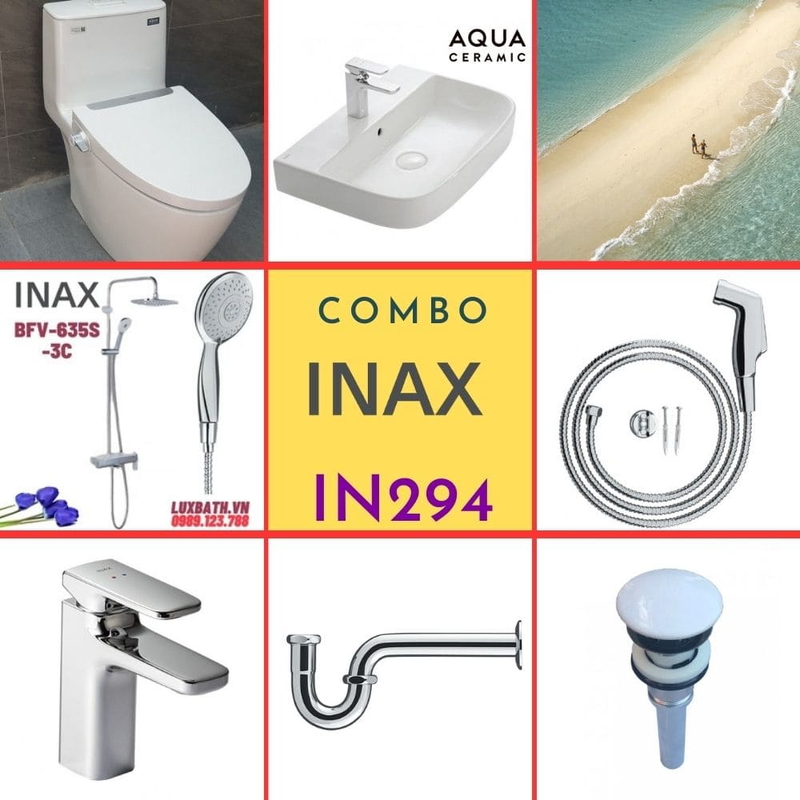 Combo thiết bị vệ sinh Inax IN294