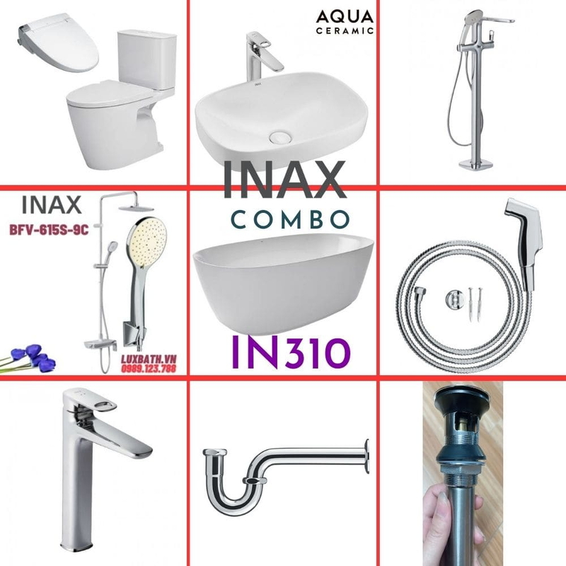 Combo thiết bị vệ sinh Inax IN310