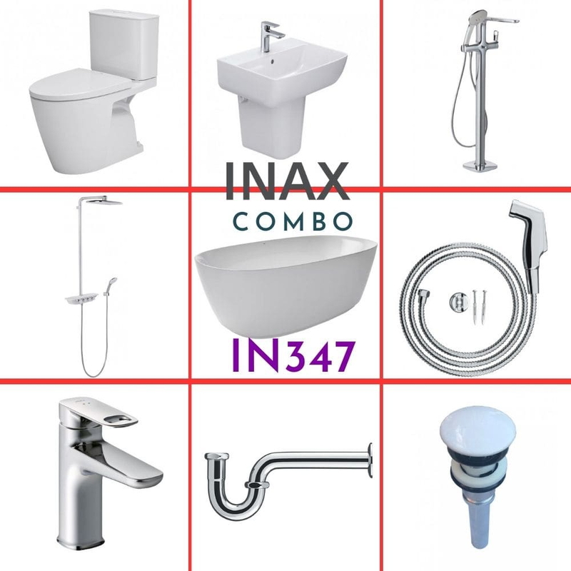 Combo thiết bị vệ sinh Inax IN347