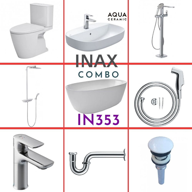 Combo thiết bị vệ sinh Inax IN353
