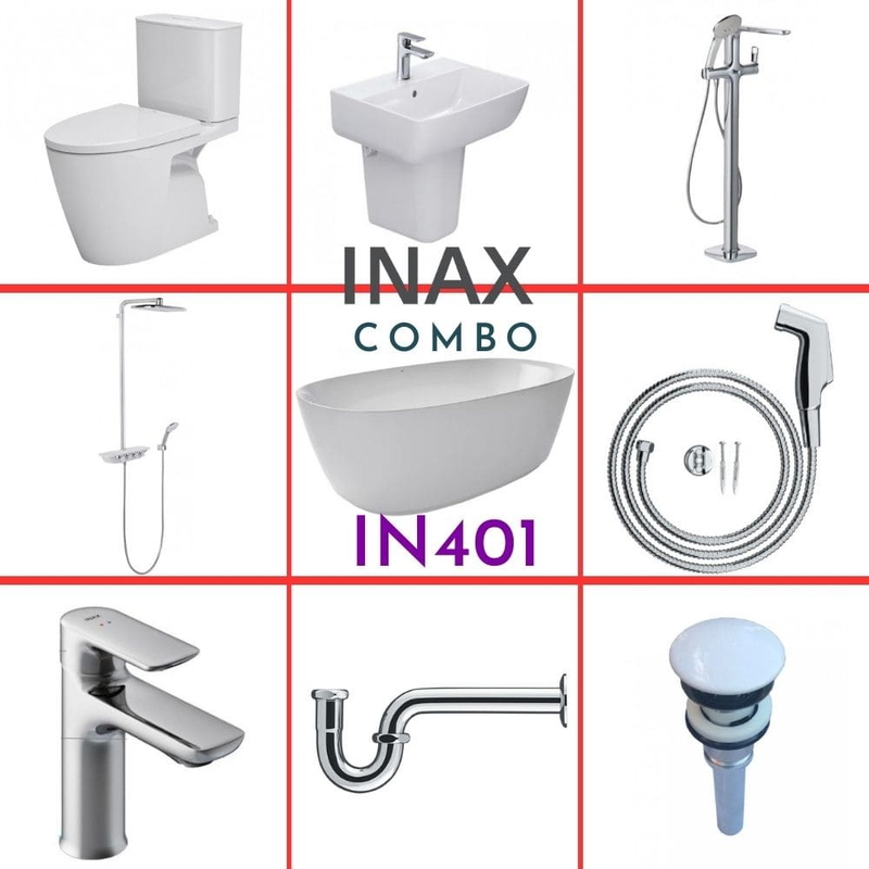 Combo thiết bị vệ sinh Inax IN401