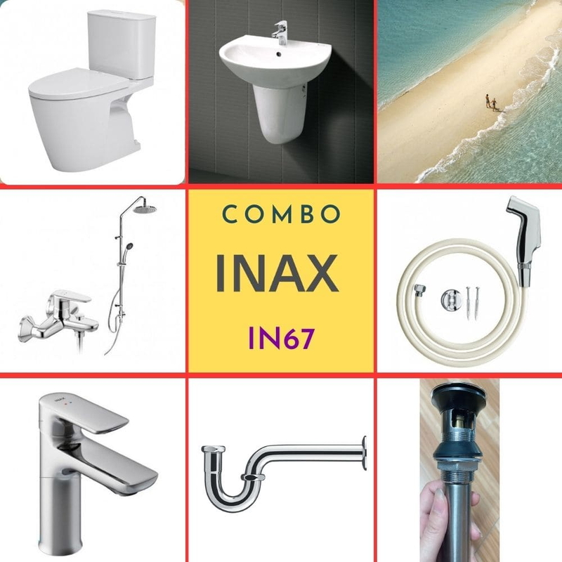 Combo thiết bị vệ sinh Inax IN67