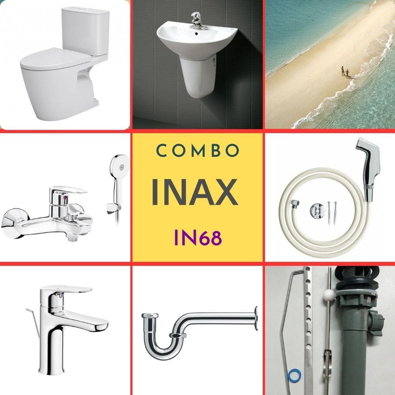 Combo thiết bị vệ sinh Inax IN68