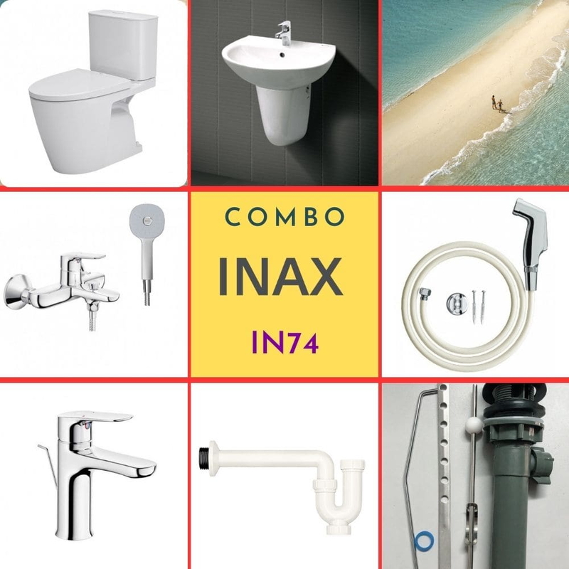 Combo thiết bị vệ sinh Inax IN74