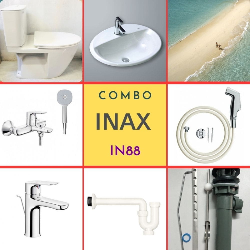 Combo thiết bị vệ sinh Inax IN88