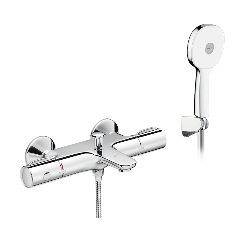 Vòi sen tắm nhiệt độ Inax BFV-3413T-8C tay sen tăng áp