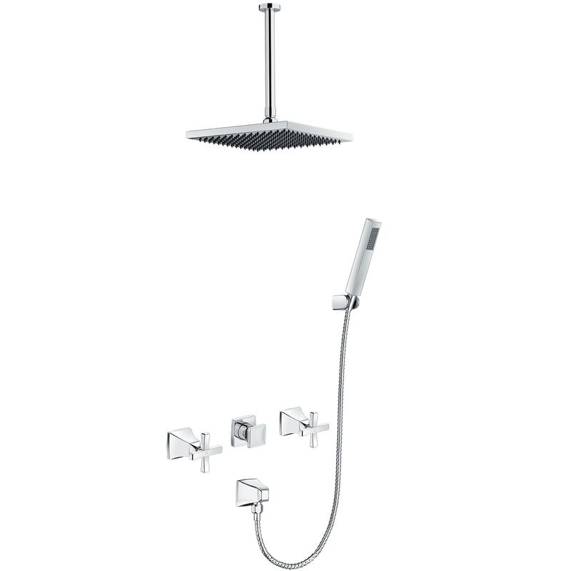 Vòi sen tắm âm tường nóng lạnh Inax BFV-81SEHC