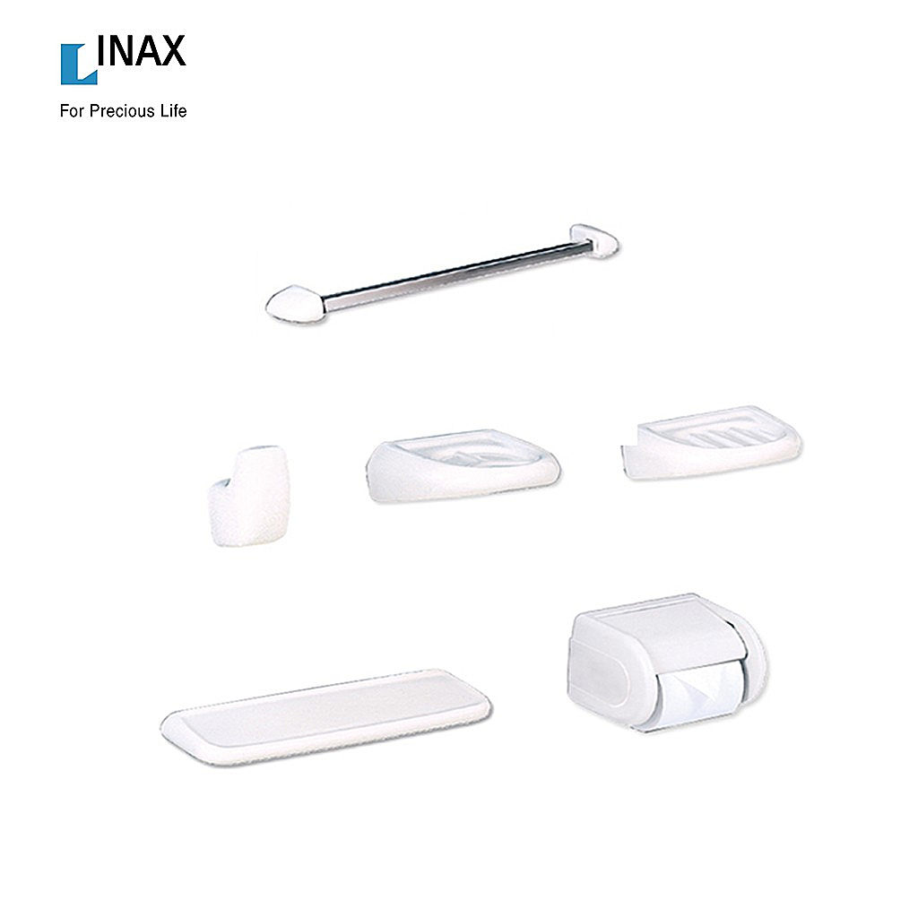 Bộ phụ kiện phòng tắm INAX H-AC400V6 6 món sứ