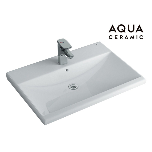 Chậu rửa lavabo Inax AL-2397VEC dương vành men Aqua Ceramic