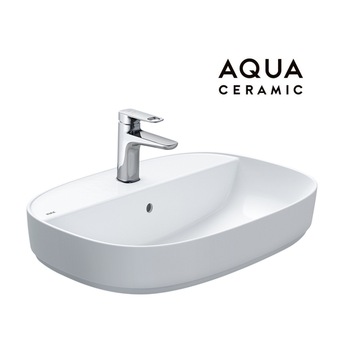 Chậu rửa lavabo đặt bàn Inax AL-652VGC men Aqua Ceramic