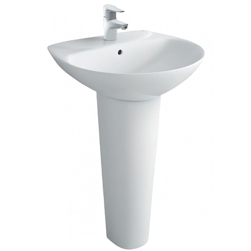 Chậu rửa lavabo inax L-288V+L-288VD treo tường chân dài