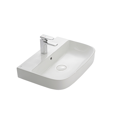 Chậu rửa mặt lavabo Inax AL-632VGC bán âm men Aqua Ceramic