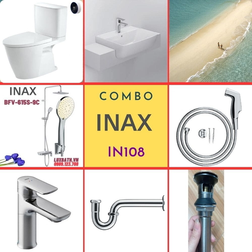 Combo thiết bị vệ sinh Inax IN108
