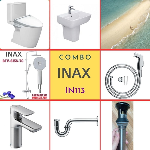 Combo thiết bị vệ sinh Inax IN113