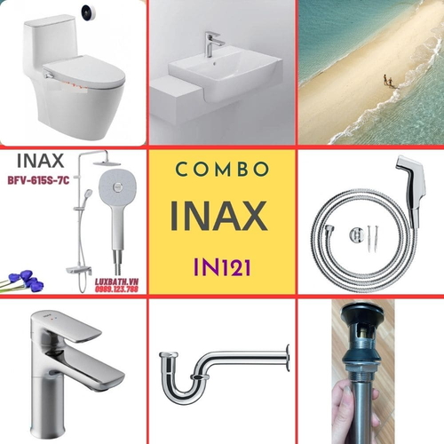 Combo thiết bị vệ sinh Inax IN121