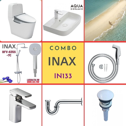 Combo thiết bị vệ sinh Inax IN133
