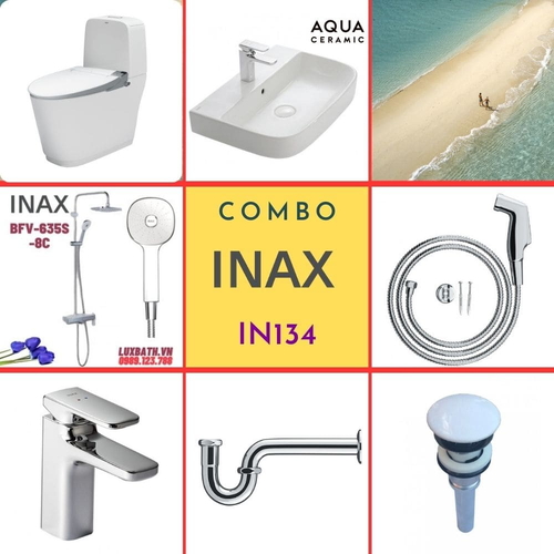 Combo thiết bị vệ sinh Inax IN134
