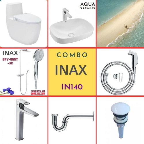 Combo thiết bị vệ sinh Inax IN140