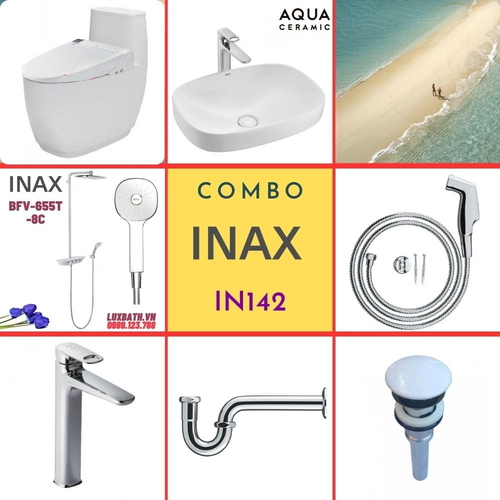 Combo thiết bị vệ sinh Inax IN142