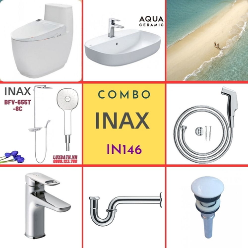 Combo thiết bị vệ sinh Inax IN146