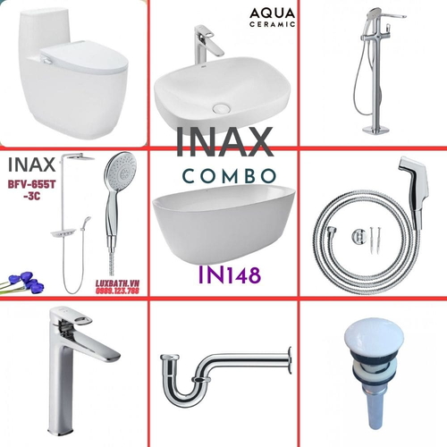 Combo thiết bị vệ sinh Inax IN148