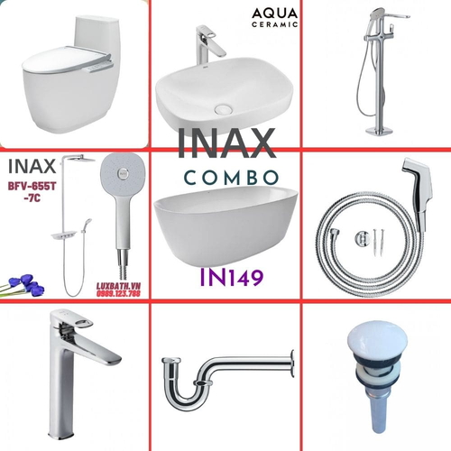 Combo thiết bị vệ sinh Inax IN149