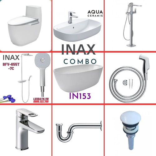 Combo thiết bị vệ sinh Inax IN153