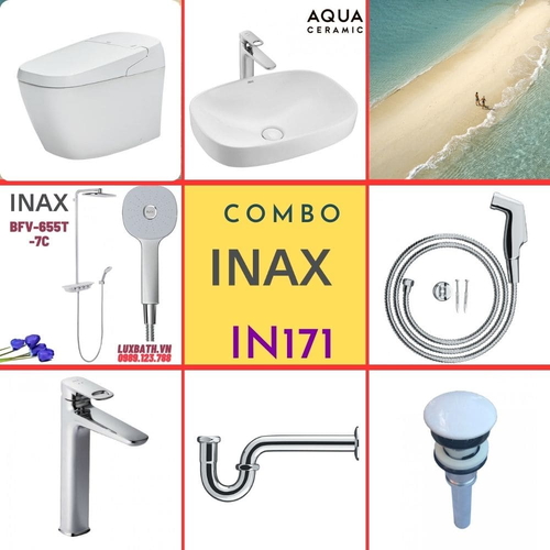 Combo thiết bị vệ sinh Inax IN171
