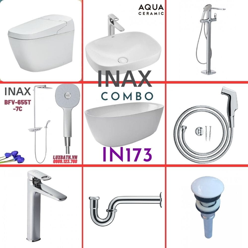 Combo thiết bị vệ sinh Inax IN173